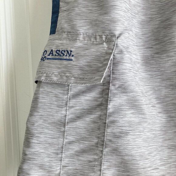 U.S. Polo Assn. Men's swim shorts Gray Navy NWT size Small - Picture 6 of 7